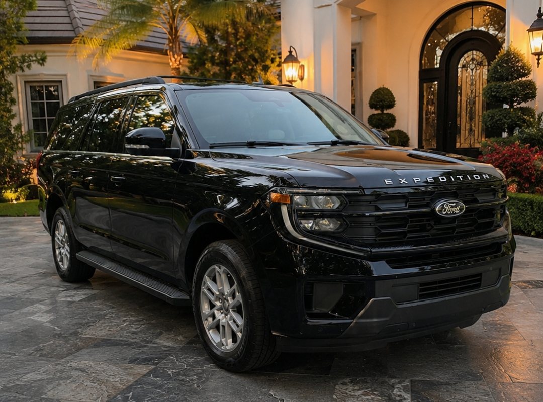 Black Ford Expedition full-size SUV